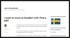 Desktop Screenshot of lostinstockholm.com
